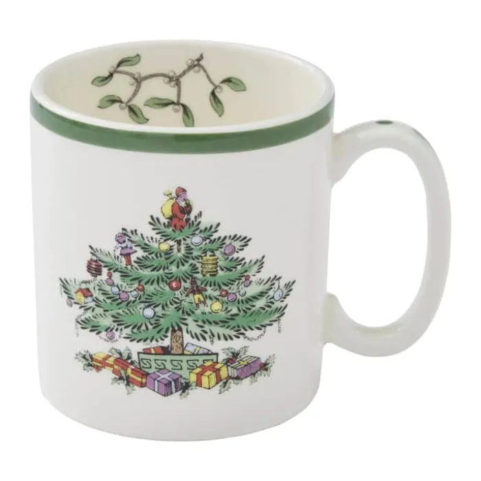 Spode Christmas Tree Krus 22 cl - Porcelæn - Hvid