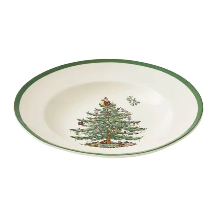 Spode Christmas Tree Suppeskål Ø 23 cm - Porcelæn - Hvid