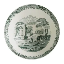 Spode Heritage Green Italian Skål Ø 26,5 cm - Porcelæn - Grøn