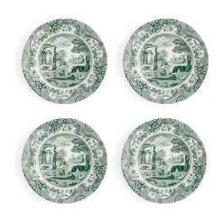 Spode Heritage Green Italian Asiet - 4 stk. Ø 15 cm - Porcelæn - Grøn