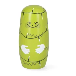 Spring Copenhagen Crazy Xmas Expressions Julefigurer – 3 stk. H 7,6/10,5/14 cm - Træ