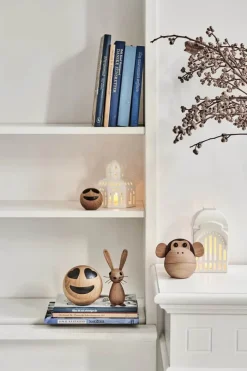 Spring Copenhagen Figur Emotion - Big Heart Eyes Ø 12 cm - Egetræ
