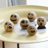 Spring Copenhagen Figur Emotion - Winking Face Ø 7 cm - Egetræ