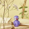 Spring Copenhagen Fugl - Playful Purple H 6,5 cm - Certificeret bøgetræ - Lilla