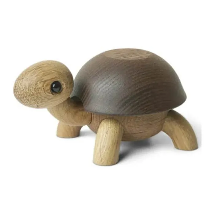 Spring Copenhagen Skildpadde Slowy L 14 cm - Certificeret egetræ