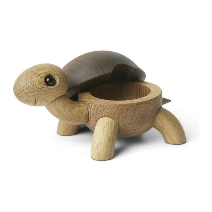 Spring Copenhagen Skildpadde Slowy L 14 cm - Certificeret egetræ
