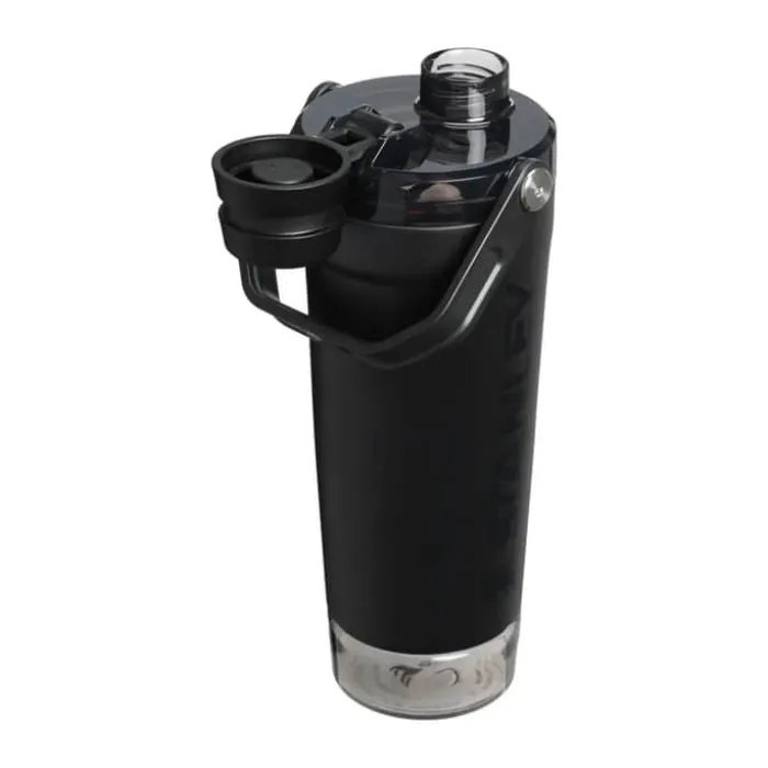 Stanley Activate Shaker 0,6 liter - Rustfrit stål - Sort