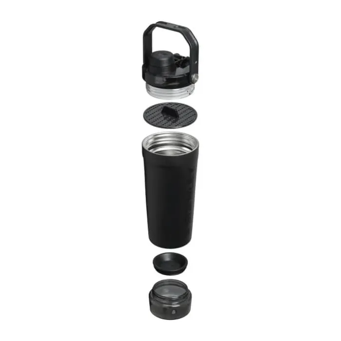 Stanley Activate Shaker 0,6 liter - Rustfrit stål - Sort