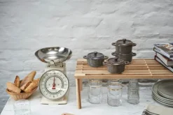 Staub Cocottesæt - 4 dele Ø 10 cm - Stentøj cm - Antikgrå