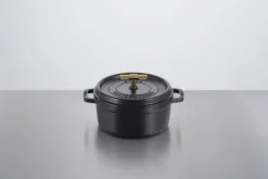Staub La Cocotte 3,8 liter - Støbejern - Sort