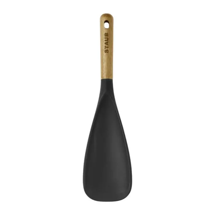 Staub Multiske L 30 cm - Silikone/akacietræ - Sort
