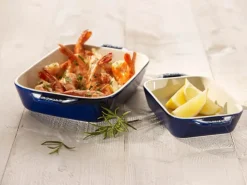 Staub Ovnfad H 6,2 x B 20,5 x L 32,9 cm - Stentøj - Mørk-Blå