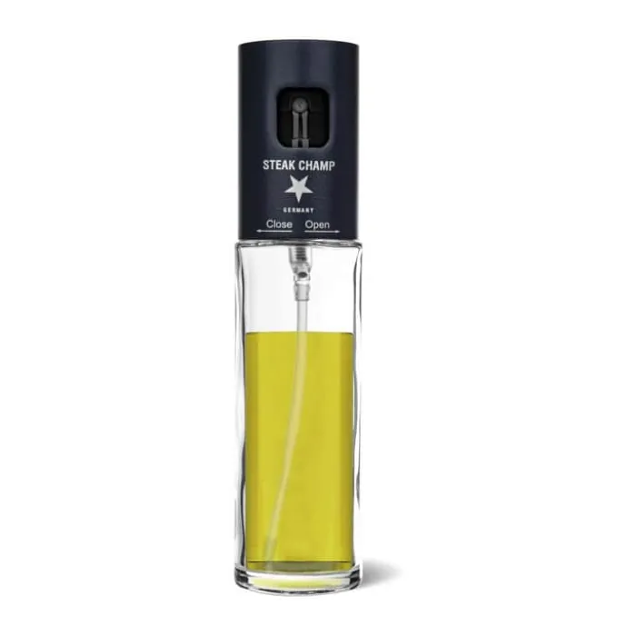 Steak Champ Oliespray 100 ml - Glas/rustfrit stål - Klar/blå