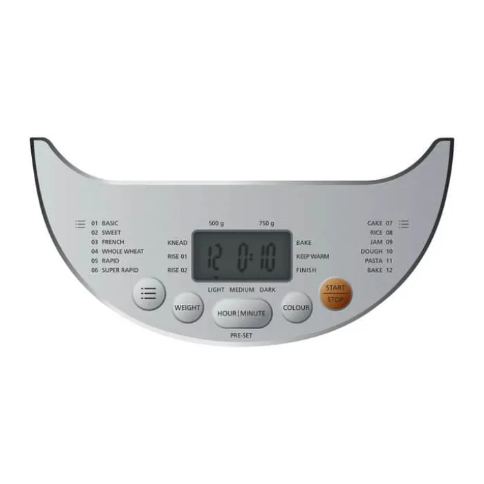 Steba Bagemaskine STBM3 12 programmer - skorpe-funktion - Touch betjening
