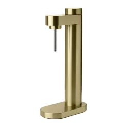 Stelton Brus Kulsyremaskine m. flaske H 42 cm - Rustfrit stål - Brushed Brass
