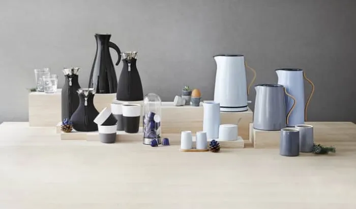 Stelton Emma Te-termokande 1 liter - Stål - Lysegrå