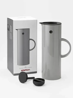 Stelton EM77 Termokande 1 liter - Glas/plastik - Light grey