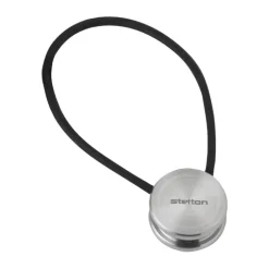 Stelton Journey Nøglering Rustfrit stål/læder - Sort
