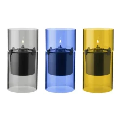Stelton Lucie Hurricane H 17,5 cm - Glas - Azure
