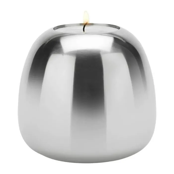 Stelton Ora Lysestage H 8 cm - Rustfrit stål