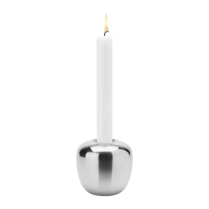 Stelton Ora Lysestage H 8 cm - Rustfrit stål