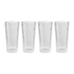 Stelton Pilastro Glas - 4 stk. 30 cl - Glas - Klar