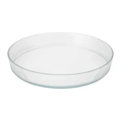 Stelton Pilastro Ovnfast fad Ø 28 cm - Borosilikatglas - Klar