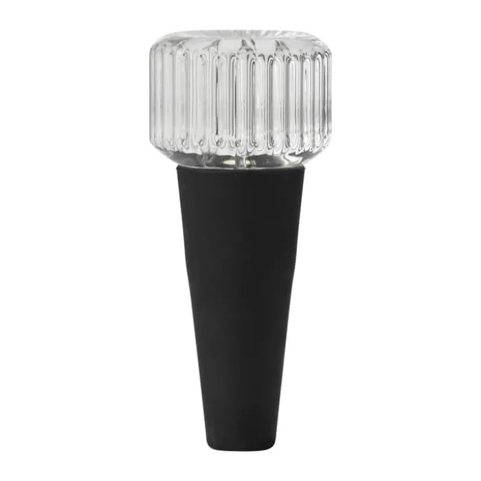 Stelton Pilastro Vinprop L 6,9 cm - Silikone/glas - Klar