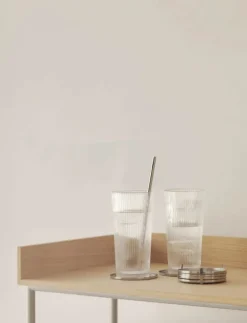 Stelton Sugerør - 4 stk L 21,5 cm - Genanvendelig - Rustfrit stål
