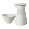 Stelton Theo Kaffebrygger 60 cl - Stentøj/Silikone/Bambus - Sand