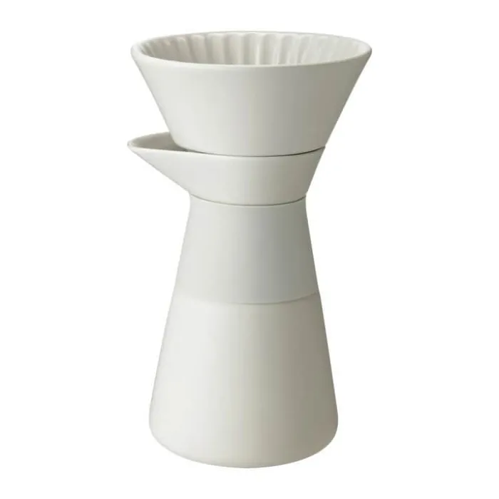 Stelton Theo Kaffebrygger 60 cl - Stentøj/Silikone/Bambus - Sand