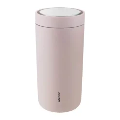 Stelton To Go Click Rejsekrus 40 cl - Stål - Rose