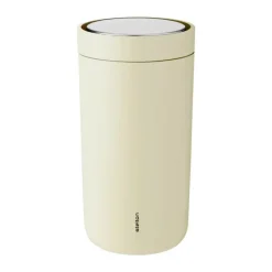 Stelton To Go Click Rejsekrus 20 cl - Rustfrit stål - Mellow Yellow