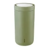 Stelton To-Go Click Termokop 20 cl - Rustfrit stål - Soft green