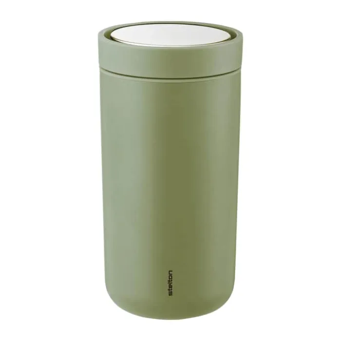 Stelton To-Go Click Termokop 20 cl - Rustfrit stål - Soft green