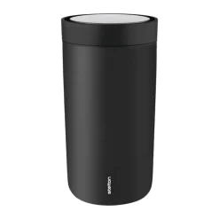 Stelton To-Go Click Termokop 20 cl - Rustfrit stål - Soft black