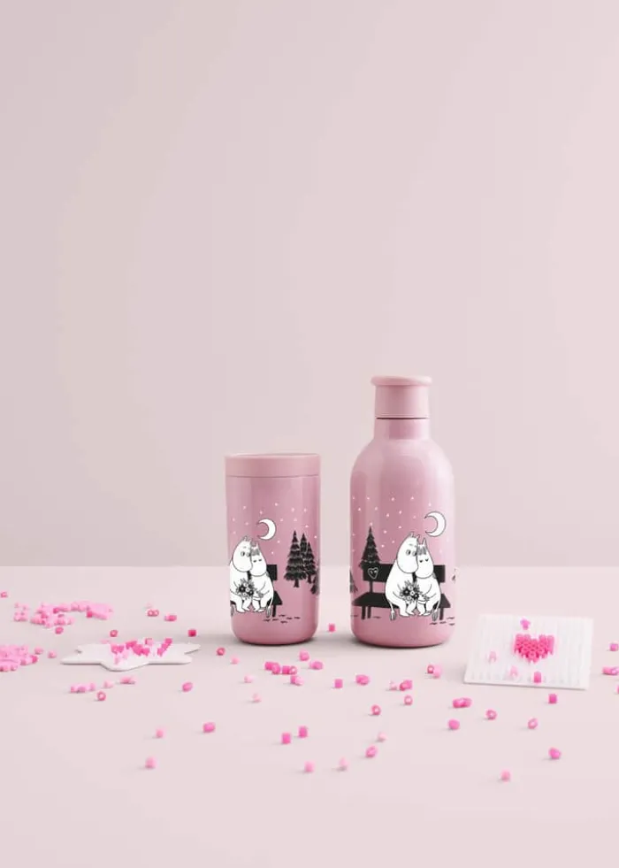 Stelton To-Go Click Termokop 20 cl - Rustfrit stål - I Love You