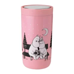 Stelton To-Go Click Termokop 20 cl - Rustfrit stål - I Love You