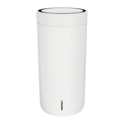 Stelton To-Go Click Termokop 40 cl - Rustfrit stål - Soft chalk