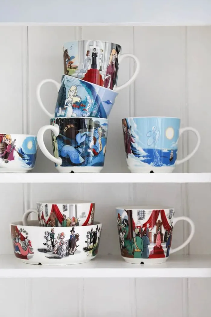 STORYTELLING Krus - Den Lille Havfrue #2 38 cl - Porcelæn - Hvid