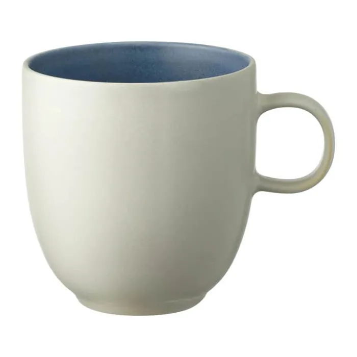 Studio Round North Krus 33 cl - Stentøj - Matte white/matte river