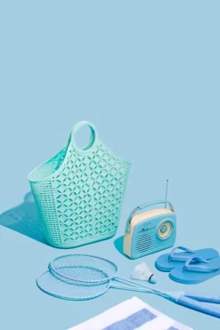 Sun Jellies Atomic Tote H 45 x B 40 x D 16 cm - 100% Genanvendeligt plastik - Mint