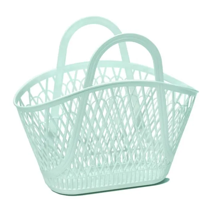 Sun Jellies Betty Basket H 40 x B 45 x D 22 cm - 100% Genanvendeligt plastik - Mint