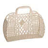 Sun Jellies Retro Taske - Stor B 14 x L 35x H 30 cm - Polyethylen - Latte