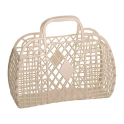 Sun Jellies Retro Taske - Stor B 14 x L 35x H 30 cm - Polyethylen - Latte