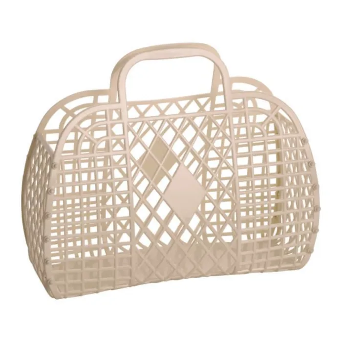 Sun Jellies Retro Taske - Stor B 14 x L 35x H 30 cm - Polyethylen - Latte