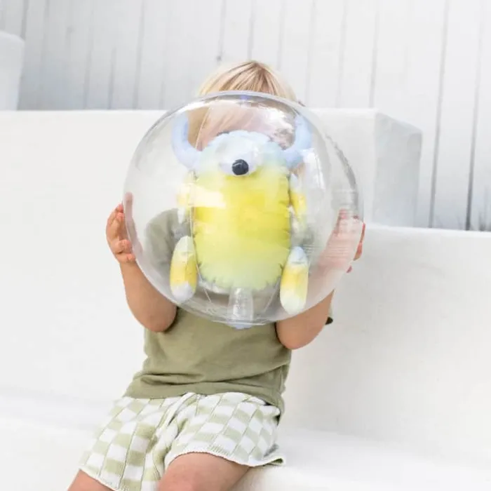 Sunnylife 3D Badebold - Monty Monster Ø 32 cm - PVC - Monty Monster