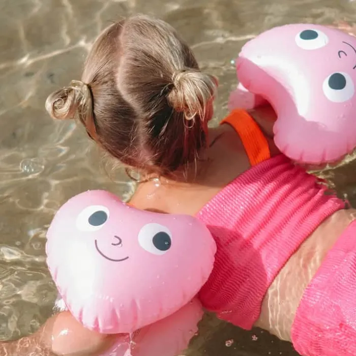 Sunnylife Poppy The Peach Badevinger 2 stk. - PVC - Pink