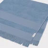 Sunnylife Tyrkisk Badehåndklæde B 90 x L 175 cm - Bomuldsfrotte - Adriatic Blue