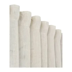 Svanefors Ana Gardin - 2 stk. H 280 x B 140 cm - Polyester - Natur